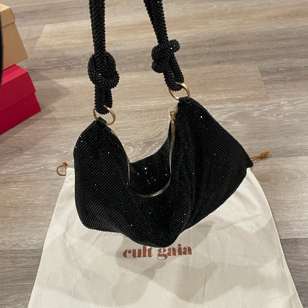 Cult Gaia Black Beaded Wristlet - Picture 3 of 5